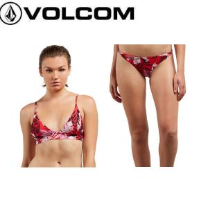 ボルコム VOLCOM レディース 水着 ビキニ トップス ボトムス 上下セット サーフィン XS・S・M 正規品 SONIC BLOOM TRI & HIPSTER｜54tide