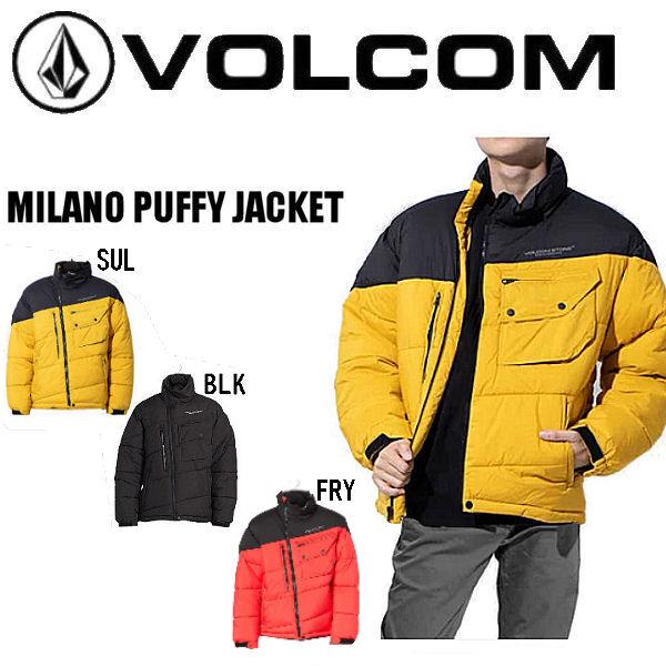 【VOLCOM】ボルコム 2020秋冬 JP MILANO PUFFY JACKET ダウンジャケッ...