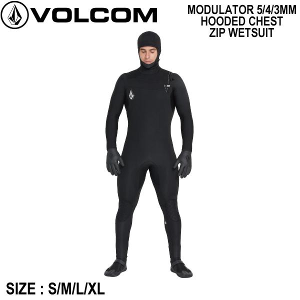 ボルコム VOLCOM MODULATOR 5/4/3MM HOODED CHEST ZIP WET...
