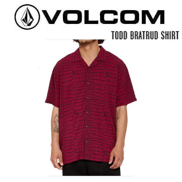 ボルコム VOLCOM TODD BRATRUD SHIRT メンズ シャツ 半袖 ボタン トッド・...