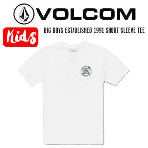 ボルコム VOLCOM BIG BOYS ESTABLISHED 1991 SHORT SLEEVE TEE キッズ 子供 Tシャツ 半袖 スケートボード ストリート アウトドア M/L/XL 正規品｜54tide