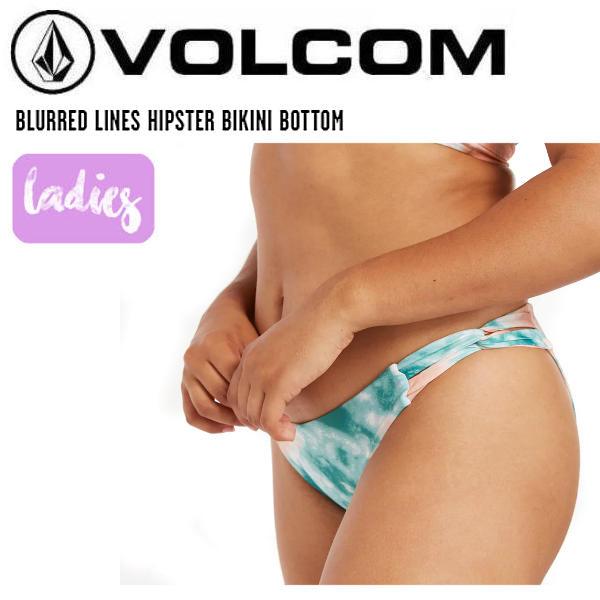 ボルコム VOLCOM BLURRED LINES HIPSTER BIKINI BOTTOM レデ...