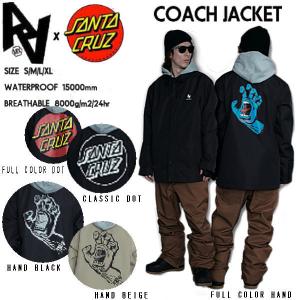 ダブルエーハードウェア AA HARD WEAR サンタクルーズコラボ 2021/2022 COACH JACKET メンズ スノージャケット アウター