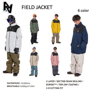 ダブルエー AA HARD WEAR FIELD JACKET スノーウェア スノーボード スノボ メンズ スノージャケット アウター S/M/L/XL