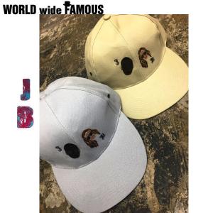 WORLD WIDE FAMOUS ワールドワイドフェイマス JB キャップ 帽子 メンズ レディース 2カラー｜54tide