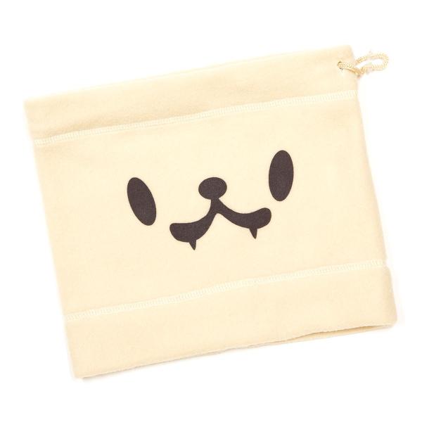 猫 おもしろ かわいい フリース ネックウォーマー CUTE FANG ナチュラル ネコ ねこ 猫柄...