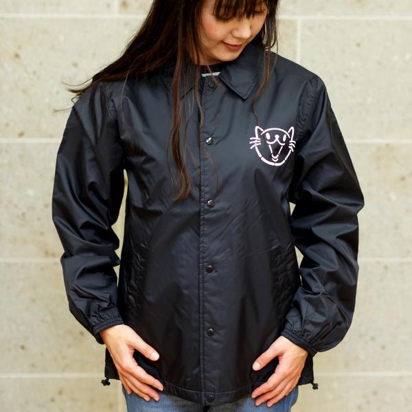 猫 おもしろ かわいい コーチ ジャケット CAT LOVER ネコ ねこ 猫柄 雑貨 SCOPY ...