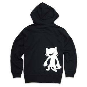 猫 おもしろ かわいい パーカー メンズ レデ...の詳細画像1