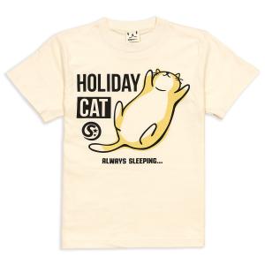 猫 Tシャツ 半袖 HOLIDAY CAT ナ...の詳細画像1