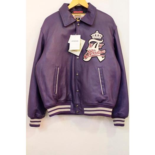 【中古】 AVIREX メンズスタジャン M AVIREX/VARSITY JACKET CROWN...