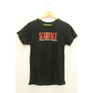 【中古】ブランド不明 メンズTシャツ S SCARFACE Tシャツ ブランド不明 S 黒 ブラック...