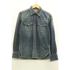 【中古】 TMT メンズ長袖シャツ S L SL HERITAGE DENIM SHIRT TMT ...