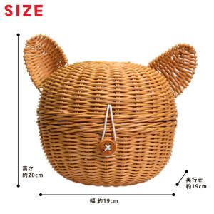 猫雑貨 ラタンねこロール シンシアジャパン S...の詳細画像1