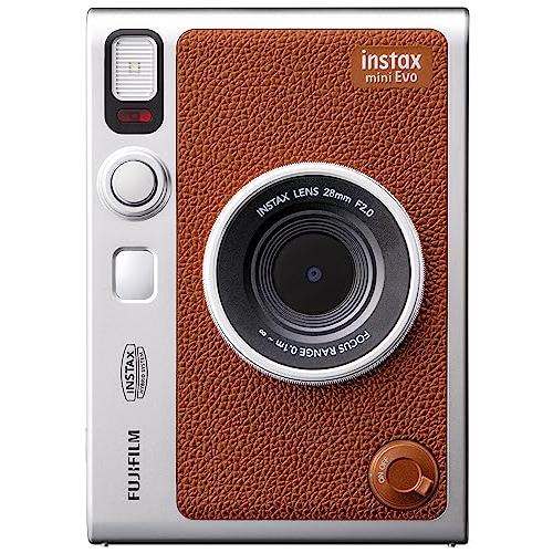 富士フイルム チェキ Evo instax mini Evo ブラウン INS MINI EVO B...