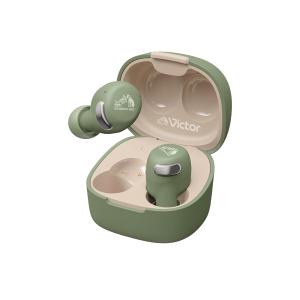 JVCケンウッド Victor HA-A30T2-G ワイヤレスイヤホン Bluetooth Ver.5.3 ノイズキャンセリング グリーン