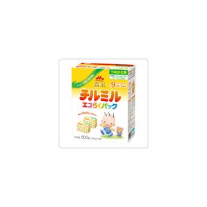 森永エコらくパックつめかえ用　チルミル（400g×2袋）×12箱セット