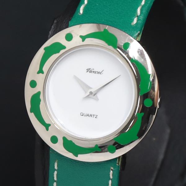 QZ VEXCEL 0V006 白文字盤 ラウンド レディース腕時計 2000000 NSK KRK