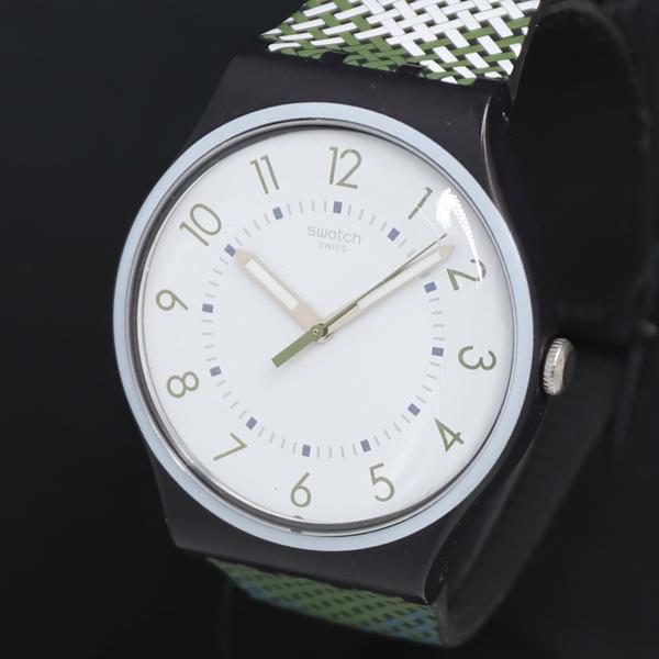 QZ スウォッチ IT43 白文字盤 ラウンド レディース腕時計 2000000 NSK KRK