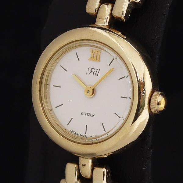 シチズン フィル 5421-L17640 QZ 白文字盤 レディース腕時計 KRH 2000000 ...