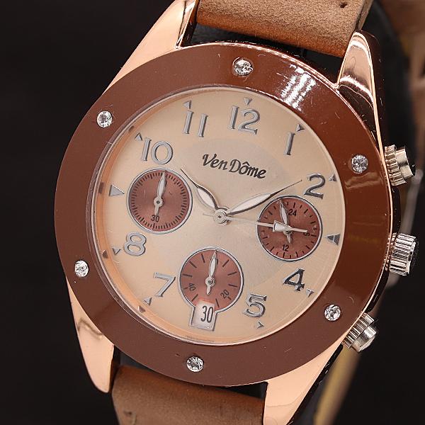 箱付 ベンドーム QZ ピンク文字盤 メンズ/レディース腕時計 2000000 NSK IGR