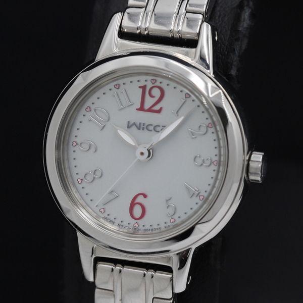 稼動 良品 箱/保付 シチズン QZ E031-R005421 ウィッカ シルバー文字盤 レディース...