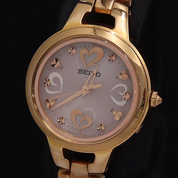 セイコー 電波ソーラー 3B51-0AR0 ピンク文字盤 QZ レディース腕時計 SGN 25500...