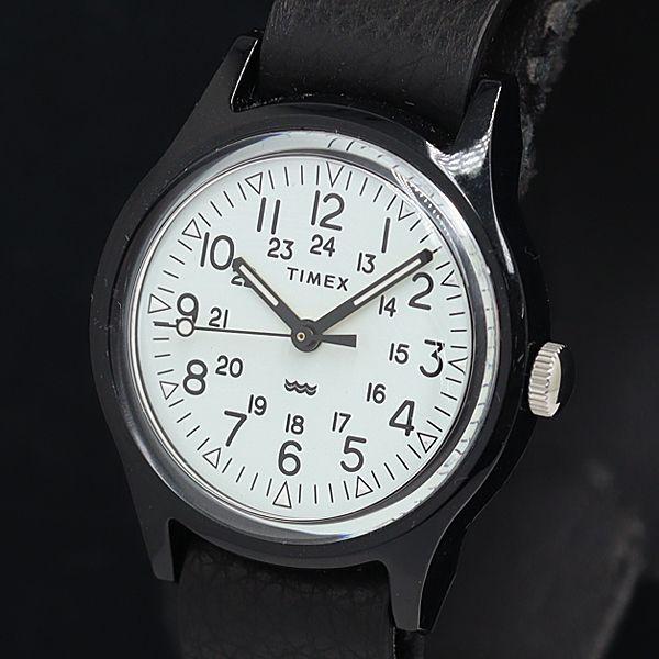 稼動 良品 箱保付 タイメックス QZ ラウンド 白文字盤 レディース腕時計  MTM 255000...