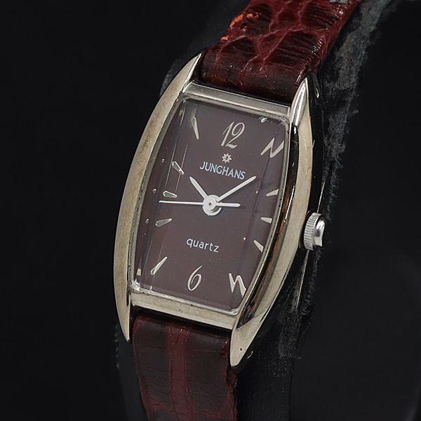 稼動 ユンハンス QZ ブラウン文字盤 JY-710LSV925 レディース腕時計 KMR 2000...