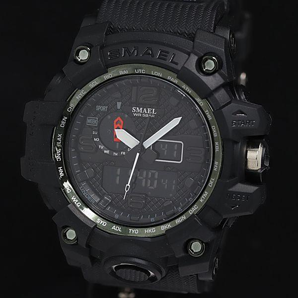 箱付 良品 スマエル 1545 QZ アナデジ メンズ腕時計 KTR 2000000 NSK