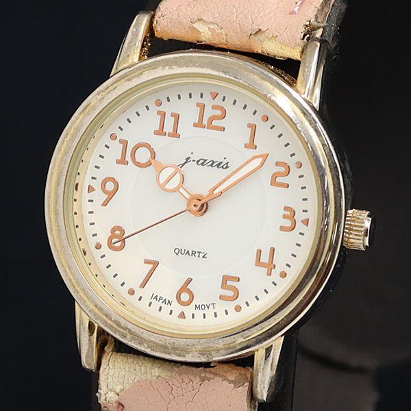 QZ J-AXIS ジェーアクシス サンフレイム AL1280 白×シェル文字盤 レディース腕時計 ...