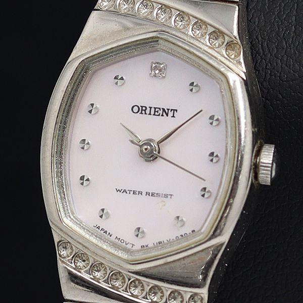 稼動 オリエント UBLV-Q1-C.CS QZ ピンクシェル文字盤 石付 レディース腕時計 OGI...