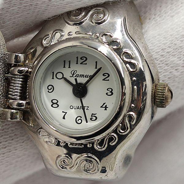 稼動 ラムー 指輪型 QZ 白文字盤 レディース腕時計 KTR 2000000 NSK