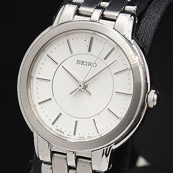 ケース付 稼働 セイコー QZ 1N01-0AP0 シルバー文字盤 レディース腕時計 TCY2000...