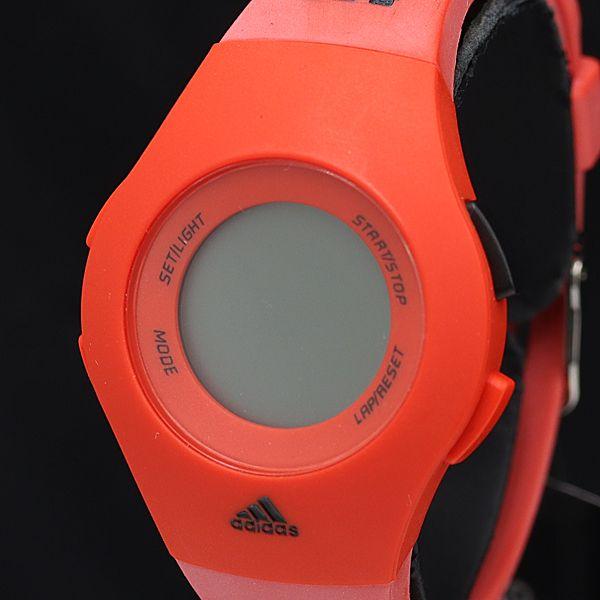 箱付 アディダス ADP6056 QZ デジタル文字盤 ラバーベルト メンズ腕時計 DOI 2550...