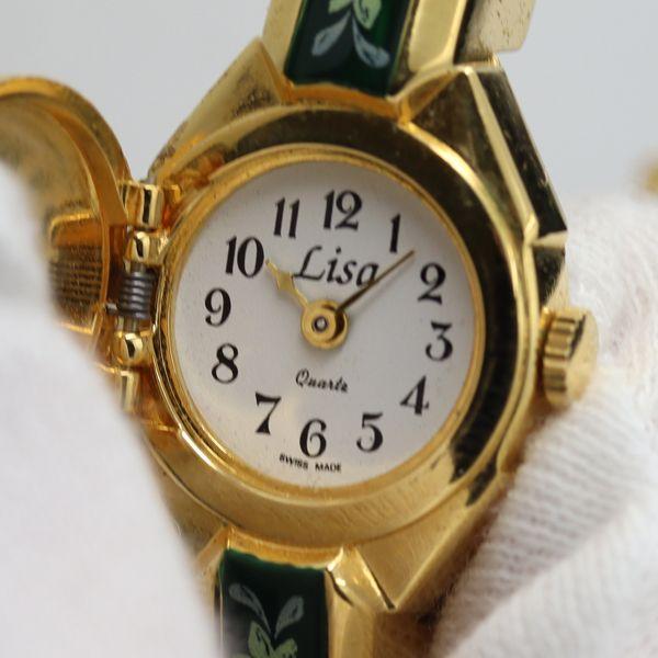 LISA バングルウォッチ QZ ホワイト文字盤 レディース腕時計 TKD 2000000 NSK
