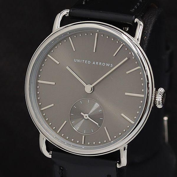 箱/保/説明書付 稼動 良品 ユナイテッドアローズ QZ UA7006 N8390 ブラウン文字盤 ...