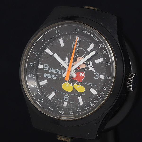 ミッキーマウス QZ 黒文字盤 トップのみ ボーイズ/メンズ腕時計 OGH 2000000 NSK