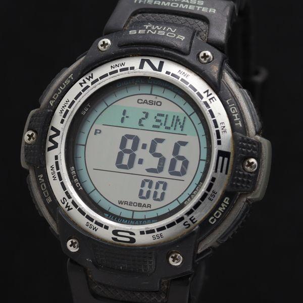 稼働 カシオ 3156 SGW-100J コレクション QZ デジタル文字盤 メンズ腕時計 TKD ...