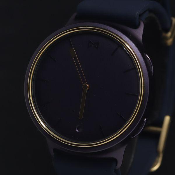 QZ ミスフィット 007-AE0179 ネイビー文字盤 ハイブリットスマートウォッチ レディース腕...