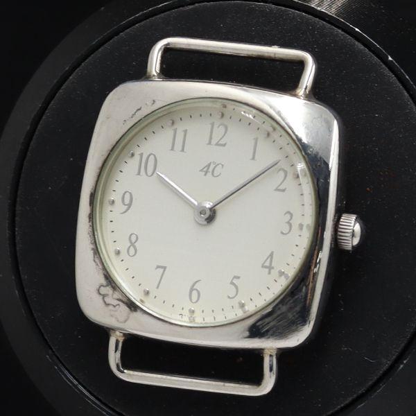 稼働 ヨンドシー 2040211 トップのみ SV925 ラウンド QZ ホワイト文字盤 レディース...