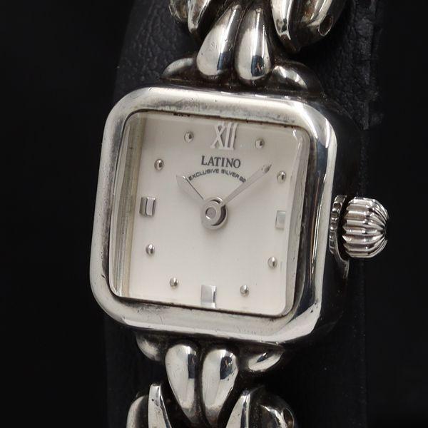 LATINO SV925 スクエア QZ シルバー文字盤 レディース腕時計 TKD 2000000 ...
