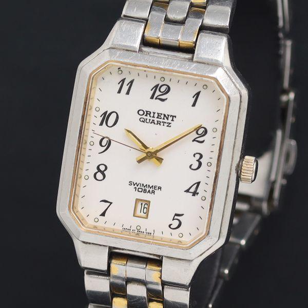 稼動 QZ オリエント スイマー UNAS-BO CA 白文字盤 デイト レディース腕時計 KRK ...