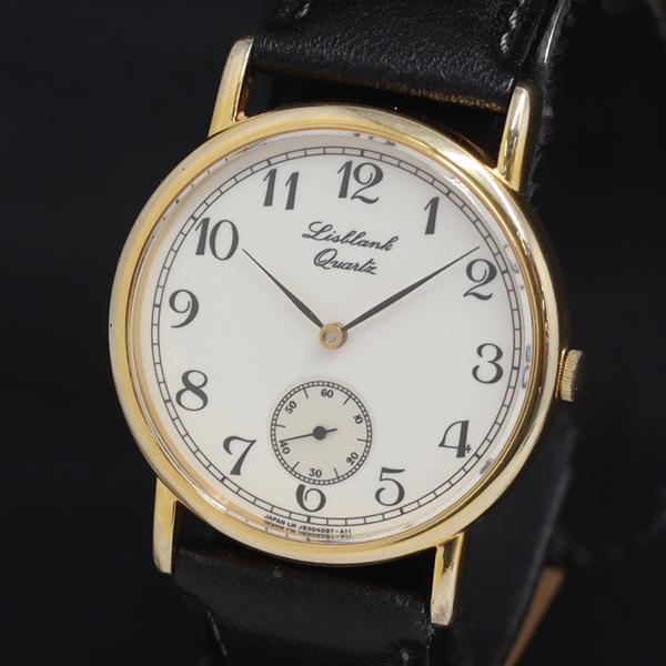 稼動 QZ 良品 オリエント 保付 J83408-70.B2 白文字盤 スモセコ レディース腕時計 ...