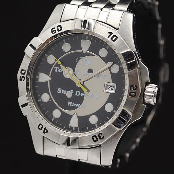 稼働 タウン＆カントリー QZ ブラック文字盤 UN7Z-C0 メンズ腕時計 KMR 2000000...