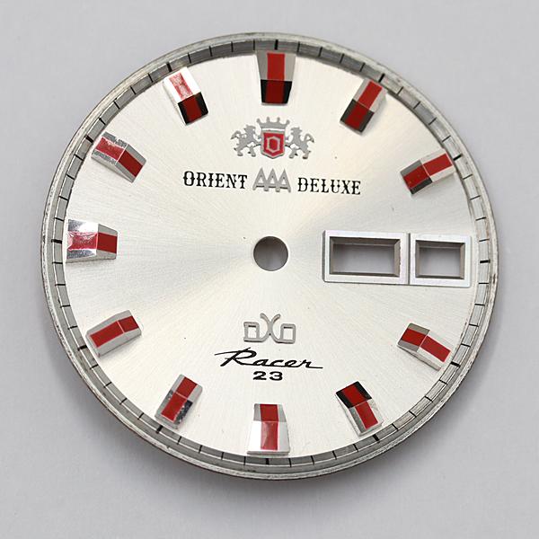 オリエント スリースター デラックス 純正文字盤 AT/自動巻 シルバー文字盤 メンズ腕時計用 KT...