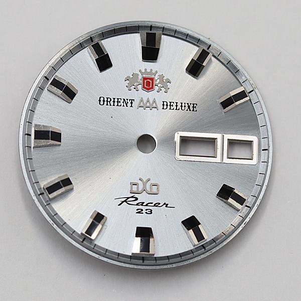 オリエント スリースター デラックス 純正文字盤 AT/自動巻 シルバー文字盤 メンズ腕時計用 KT...
