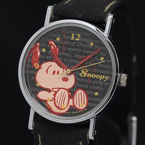 シチズン スヌーピー QZ 黒文字盤 1032-A42781 レディース腕時計 YUM 200000...