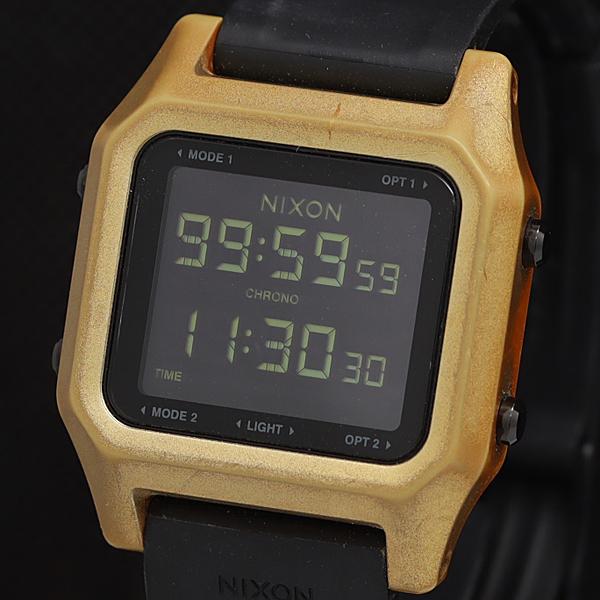 稼動 QZ ニクソン THE STAPLE キープイットトゥゲザー 100M デジタル文字盤 レディ...