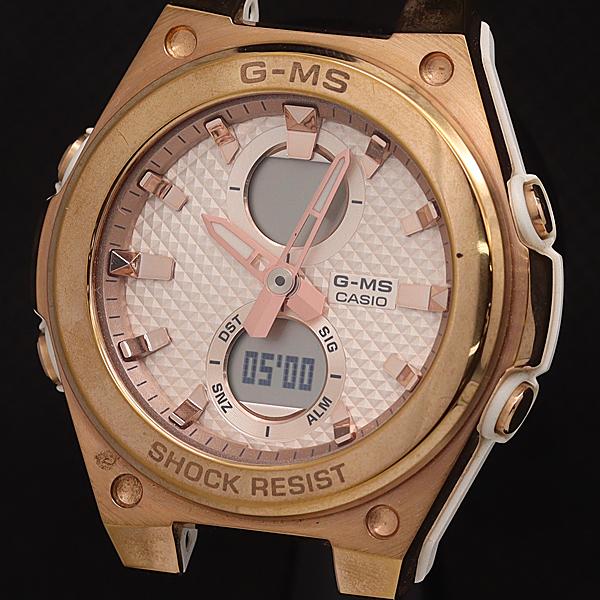 カシオ ジーミズ ベイビージー MSG-C100G トップのみ QZ アイボリ−文字盤 レディース腕...