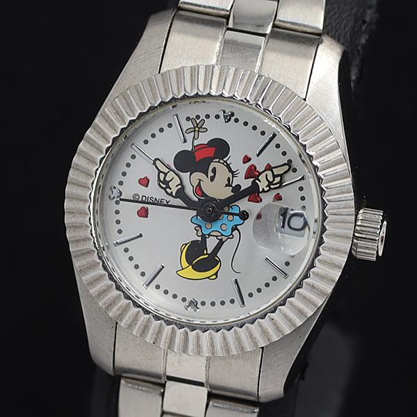 稼動 アースミュージック＆エコロジー QZ ディズニー ミニーマウス キャラクター文字盤 ラウンド ...